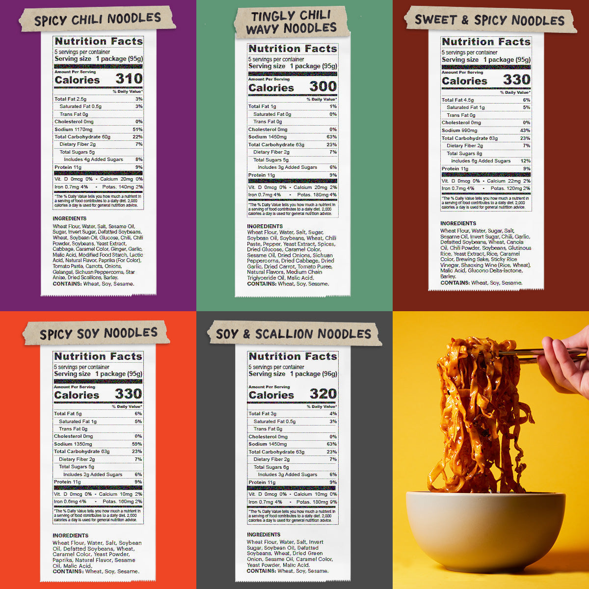 Spice Lover's Noodle Pack